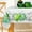 Green, variant on St. Patricks Day Tablecloth Shamrock Tablecloth 52"x70", Waterproof ST Patrick Day Decorative Vinly Table Cloth Irish Tablecloth for Oval Table
