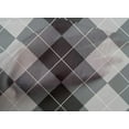 thumbnail image 4 of oneOone Cotton Poplin Gray Fabric Argyle Check Diy Clothing Quilting Fabric Print Fabric By Yard 42 Inches Wide, 4 of 4