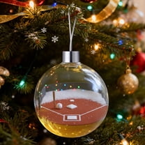 Sports Theme Christmas Ball Ornaments - Assorted Sports Balls Decor for Christmas Tree, Festive Ornaments for Sports Fans, Home Party Decorations, Shatterproof Sports Themed Baubles, 3.15*3.15in, H