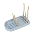 thumbnail image 2 of Ludlz Baby Bottle Drying Rack, Countertop Drying Rack for Baby Feeding Accessories, Cups, Pump Parts - BPA Free Drying Rack Wheat Straw Draining Cup Dryer Foldable Holder Tray, 2 of 7