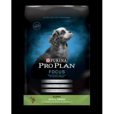Purina Pro Plan Chicken and Rice Formula Puppy Small Breed Dry Dog Food 6 lb