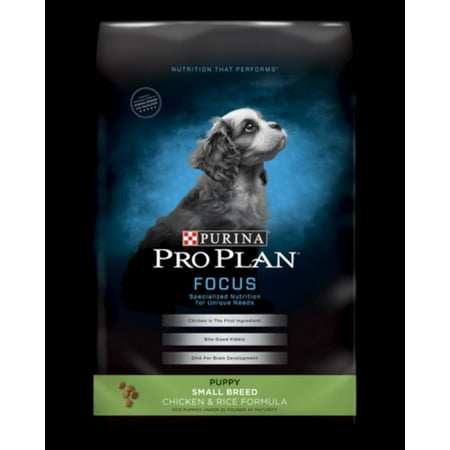 Purina Pro Plan Chicken and Rice Formula Puppy Small Breed Dry Dog Food 6 lb