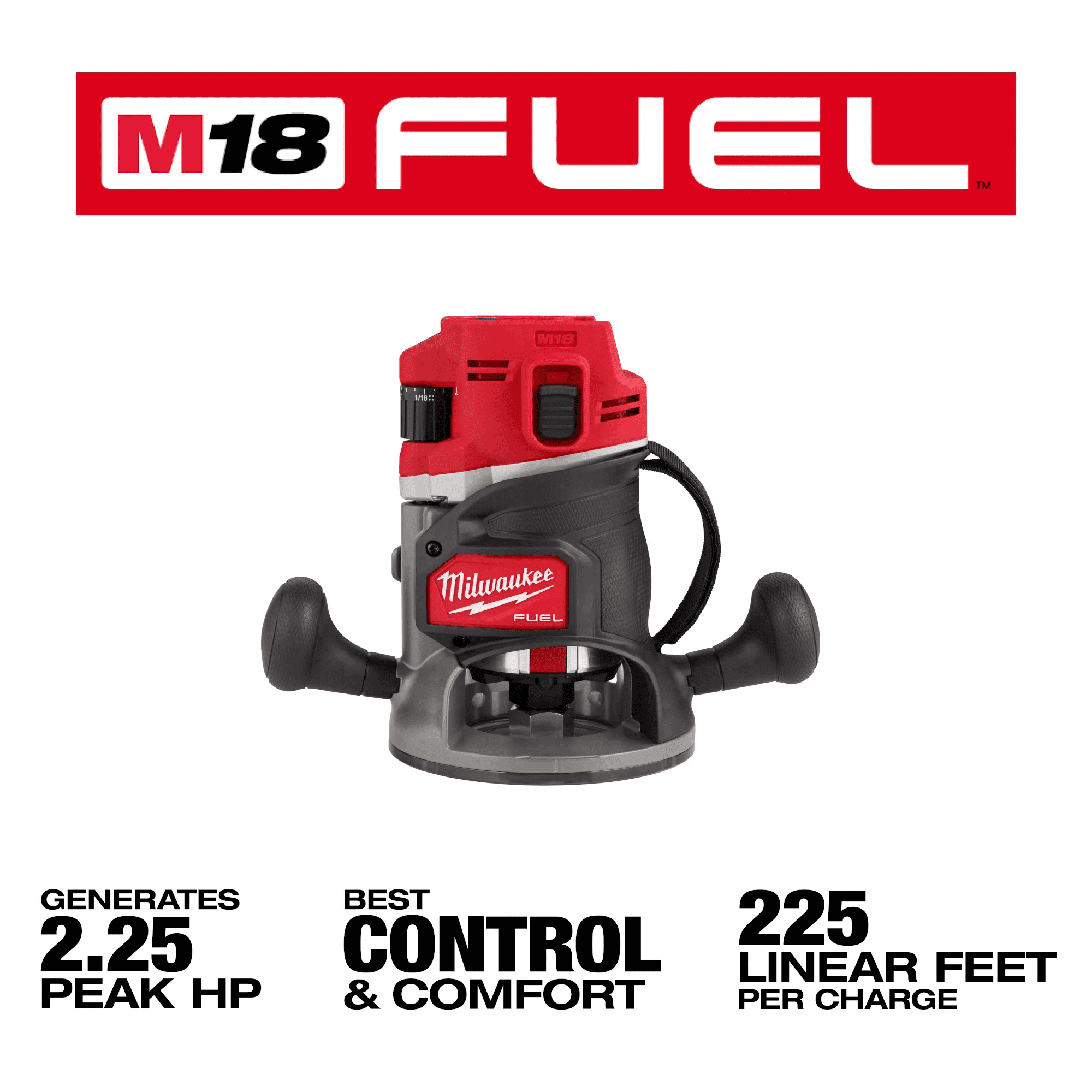 Milwaukee Tool M18 FUEL  1/2" Router