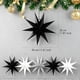 thumbnail image 2 of 9-Pointed 12 Inch Paper Star Lanterns Christmas Decorations 5PCS, Kizozo Hanging Paper Stars Christmas Ornaments for Indoor/Outdoor Windows, Christmas, 2 of 5