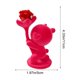 thumbnail image 3 of Arreglo floral de rosas Flocking Bear Forevers, decoración creativa, regalo para el Día de San Valentín, 3 of 7