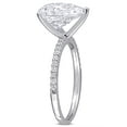 thumbnail image 3 of Everly Women's Moissanite 10K White Gold Engagement Ring, 3 of 7