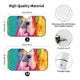 thumbnail image 3 of Bingfone Watercolor White Horse Car Windshield Sun Shade Protector Keep Your Vehicle Cool Sun Shield Visor Cover Foldable for Car Truck SUV-Small, 3 of 8