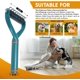 thumbnail image 1 of Un paquete de 2 cepillos para perros, cepillos para gatos, cepillos largos para perros, cepillos para mascotas, cepillos para el cuidado de perros que eliminan nudos, esteras y pelo enredado, capa inferior. ZefeiWu 8390614300224, 1 of 1