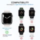 thumbnail image 2 of 3 Pack Apple Watch Screen Protector Case for Series 7/8 45mm, iWatch Protective Face Cover, Soft TPU All Around Bumper Case(Clear), 2 of 5