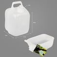 thumbnail image 5 of Bolsa de contenedor de agua plegable, recipiente de almacenamiento de plástico transparente sin BPA para de camping, botella de agua plegable, Soledad Contenedor de jarra de cuenca plegable, 5 of 5
