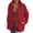 Red, variant on Kukoosong Women's Sherpa Jacket, Fashion Casual Fleece Jacket, Long Sleeve Button Down Winter Warm Zipper Coat with Pockets