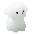 thumbnail image 1 of Figuritas de cachorros de resina en miniatura que brillan en la oscuridad, microbonsáis de perros adorables, brillan automáticamente en la oscuridad y están disponibles en seis tamaños., 1 of 5
