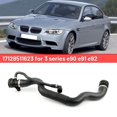 thumbnail image 4 of 17128511623 Upper Coolant Hose Water Tank Hose Engine Radiator Car For 3 Series E90 E91 E92, 4 of 5