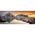 thumbnail image 3 of Yaakobi, Lior 14x8 Black Modern Framed Museum Art Print Titled - Reine Morning Light, 3 of 5