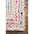 thumbnail image 4 of nuLOOM Tammara Hand Braided Area Rug, 3' x 5' Oval, Ivory, 4 of 4