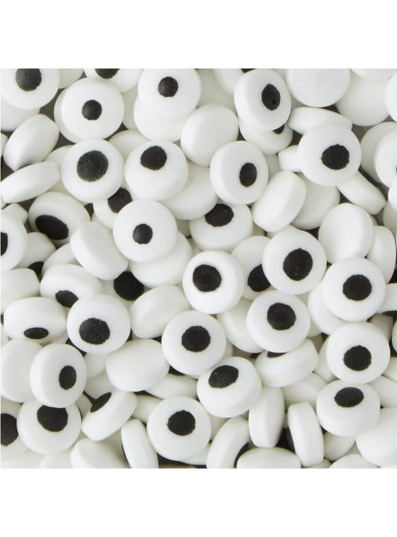 Wilton Candy Eyeballs for Frosted Treats, Black and White Candy Sprinkles, 0.88 oz.