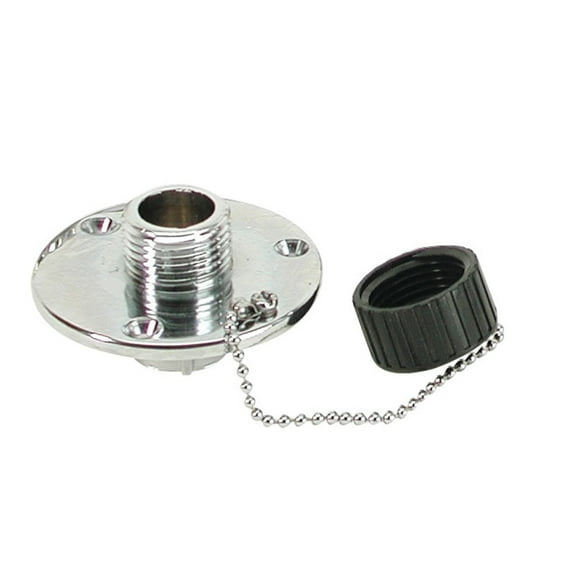 Whitecap P-2454C Chrome-Plated Brass Water Outlet - 1/2" FIPT x 3/4" GHT
