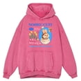 thumbnail image 4 of Sudadera con capucha para hombre, estilo retro, desgastado, lavado, Noheu Cuit Are Noheu, divertida, con diseño de gato, ropa deportiva de otoño 100 % algodón, estilo hip hop, holgada, 4 of 5