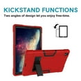 thumbnail image 3 of SOATUTO Lenovo Tab M10 Plus 10.3 inch Tablet Case Hybrid Shockproof Rugged Anti-Impact Protection Cover Built in Kickstand For Lenovo Tab M10 Plus TB-X606F / TB-X606X 10.3 inch(Red+Black), 3 of 6