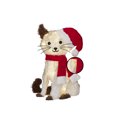 thumbnail image 3 of Holiday Time 22" Light-up Plush Cat, with 30 Warm White LED Lights, 3 of 4