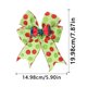 thumbnail image 2 of Christmas Red And Green Polka-Dots Bow Hair Accessories 12-Pack For Christmas Tree Decor, 2 of 5