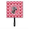 thumbnail image 2 of Weimaraner Hearts Love and Valentines Day Portrait Leash or Key Holder, 2 of 2