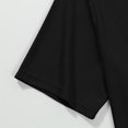 thumbnail image 6 of ZCFZJW Men's Summer Shirt Textured Short Sleeve Button Down Shirt Wrinkle Free Beach Vacation Tees Shirts Lightweight Collared T-Shirt Tops Black M, 6 of 9