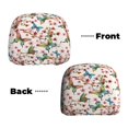 thumbnail image 6 of Kdxio Watercolor Floral With Butterflies Pattern Print 2 Piece Car Head Rest Covers Set Auto Front/Rear Seats Headrest Cover Universal Fit Most Cars,Sedan, SUV, 6 of 9