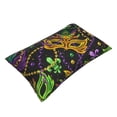 thumbnail image 3 of Daiia Mardi Gras Surface Bedding Waterproof Pillow Protector Zippered Queen – Bed Bug Proof Pillow Encasement-14"x20", 3 of 9