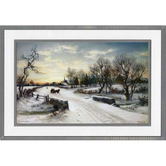 Designer Greetings Sleigh in Winter Christmas Card (1 card/1 envelope)