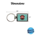 thumbnail image 3 of For We Live By Faith Not By Sight Bible Metal Rectangle Keychain, 3 of 7