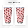 thumbnail image 3 of Lsque Cute Ladybugs 1 Pattern 20oz Car Cup with Lid and Straw, Insulated Coffee Cup with Straw Topper, Spill Proof Travel Coffee Mug, Stainless Steel Tumble-Straw Three-piece Set, 3 of 8