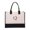 Q, variant on Hmgxay Canvas Bag, Adjustable Zippered Tote with Removable Strap, Large Capacity Beach and Makeup Storage, Versatile Handbag for Travel and Daily Use