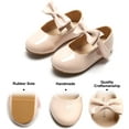 thumbnail image 4 of Toddler Flower Girl Dress Shoes - Girl Ballet Flats Party School Shoes Wedding, 4 of 6
