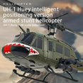 thumbnail image 2 of 315MM UH-1 Remote Control Helicopter Aircraft for Adults Expert 6CH C032 Maintain Altitude Brushless Motor Optical Flow Positioning/Fly Upside Down 3D Rolling Hobby RC Heli (RTF 2Battery), 2 of 9
