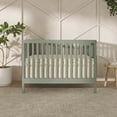 thumbnail image 3 of Dream On Me Synergy MOD 5-in-1 Convertible Crib, Converts from Baby Crib to Toddler Bed, Day Bed, Kids Bed and Full Size Bed, Three Adjustable Mattress Height Positions, Meadow Green, 3 of 9