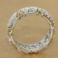 thumbnail image 2 of Women White Gold Filled Crystal Eternity Wedding Band Ring, 2 of 2