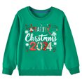 thumbnail image 4 of Enjoytime Toddler Sweatshirt Unisex Christmas Printed Sweatshirts Girl Crewneck Long Sleeve Pullover Shirt Tops Fall Winter Baby Clothes 2-10 Years, 4 of 4