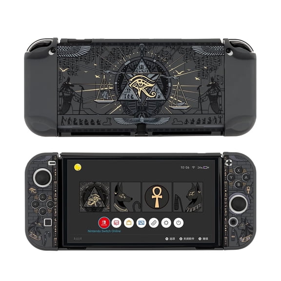 GeekShare Hard Slim Protective Case for Switch OLED Console and Joy Con - Land of Mystery