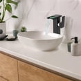 thumbnail image 3 of Vessel Faucet 3 Color Led Light LED Waterfall Faucet Single Handle Vessel Sink Faucet Black for Bathroom -Modern  Design, 3 of 7
