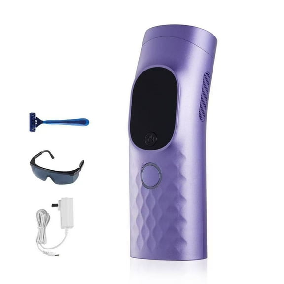 Laser Hair Removal for Women and Men - Goggles,Home Use Hair Removal Device, Corded,Purple