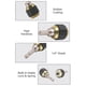 thumbnail image 4 of Quick Change Bit Holder 1/4 Inch Hex Shank Drill Bit Extension Chuck Adapter Connector Built-in Spring Quick to Install and Release, 4 of 4