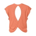 thumbnail image 4 of XIAONU Women Geometric Print T Shirt Loose Cap Sleeve Athletic Workout Top, 4 of 5