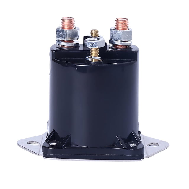 Solenoide De 12V Para Carrito De Gas, Solenoide De Arranque De Voltios De Acero Inoxidable, Solenoide Profesional De 4 Terminales Apto Para Carrito De Golf, Vehículo De Coche 1984-Presente Eigraketly VI004595-00