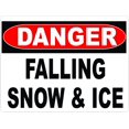thumbnail image 1 of Danger Falling Snow & Ice Sign, 1 of 1