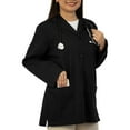 thumbnail image 4 of Panda Uniform by HeedFit Women’s 32" Colored Lab Coat – Custom Fit Medical Lab Coat, Multi-Color L Black, 4 of 8