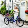 thumbnail image 3 of MOONCOOL Adult Tricycle 7 Speed, Three Wheel Bikes for Seniors, Adults, Teenagers, 20/24/26-Inch Wheels, Cargo Basket, Multiple Colors, 3 of 10