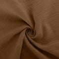thumbnail image 6 of Oiangi Women's Cotton Linen Pants Drawstring Elastic Waist Pant Casual Loose Fit Palazzo Trousers with Pockets Brown S, 6 of 8