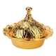 thumbnail image 3 of Gold Candy Dish Wear Resistant Snacks Dish Gold Floral Embossing Modern Simple Zinc Alloy Wide Applicability  for Wedding for Household ANGGREK Otros, 3 of 8