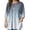 Sky Blue, variant on GIPQJK Plus Size Tops for Women 3/4 Sleeve Round Neck Loose Shirts Basic Floral Tunic Tops Casual Lightweight Blouses with Pockets,Dark Blue XL